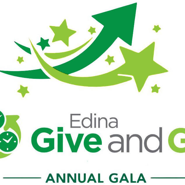 Silent Auction In Kind Donations - Edina Give and Go Give to Grow Gala 2025 - logo